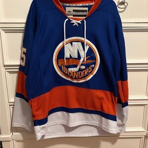 Blue and Orange Islanders Hockey Jersey
